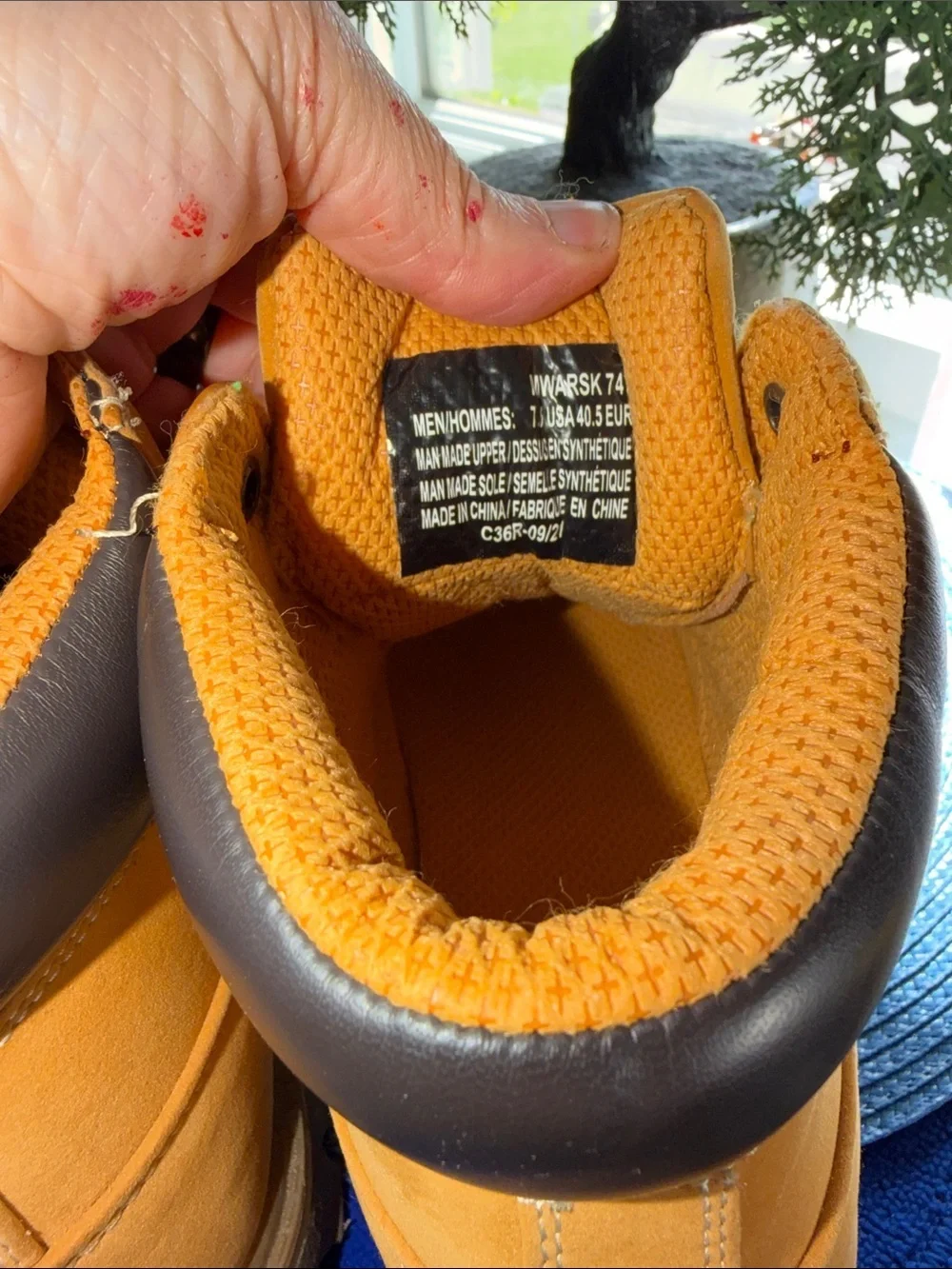 Lugz Wheat Suede Lace-Up Work Boots